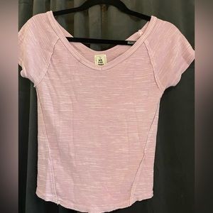 Purple free people shirt